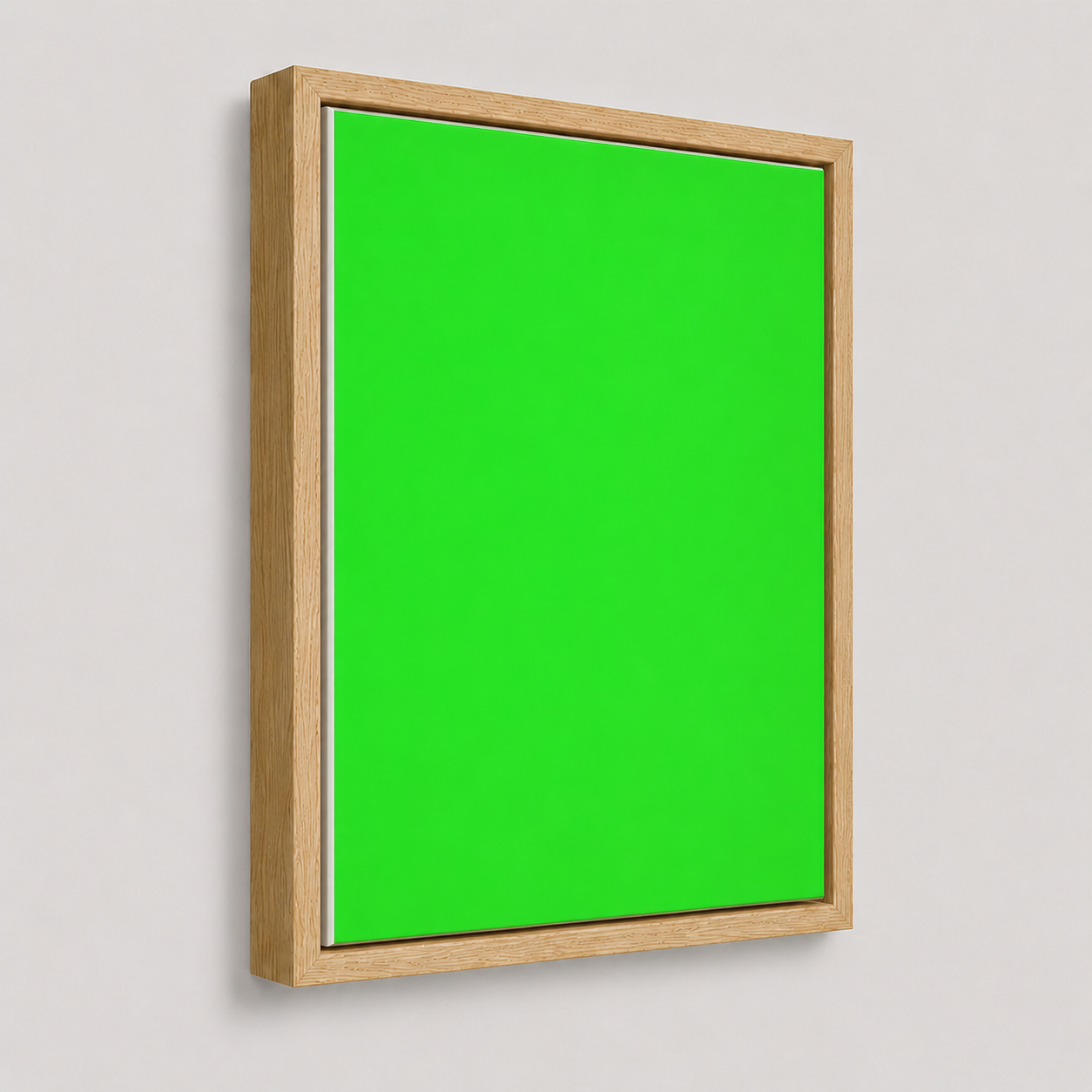 canvas-framed-oak-white-edge-portrait-three-quarter
